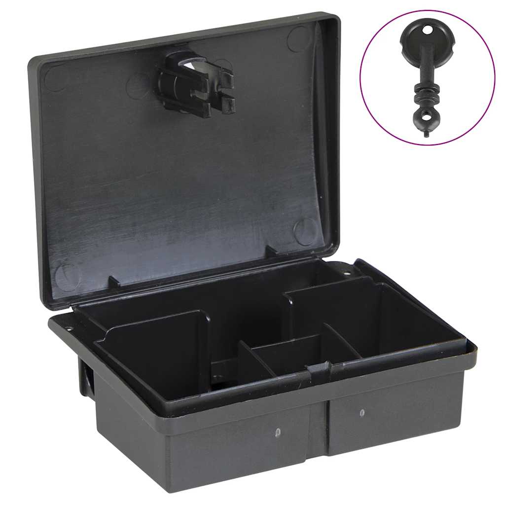 Pasti Na Myši 5 Ks Černé 13X10X4 Cm