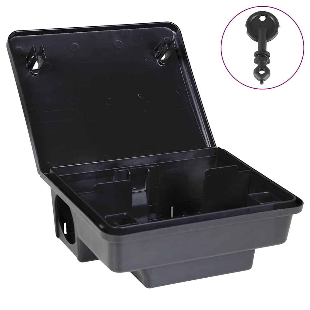 Pasti Na Myši 6 Ks Černé 23X19X9,5 Cm