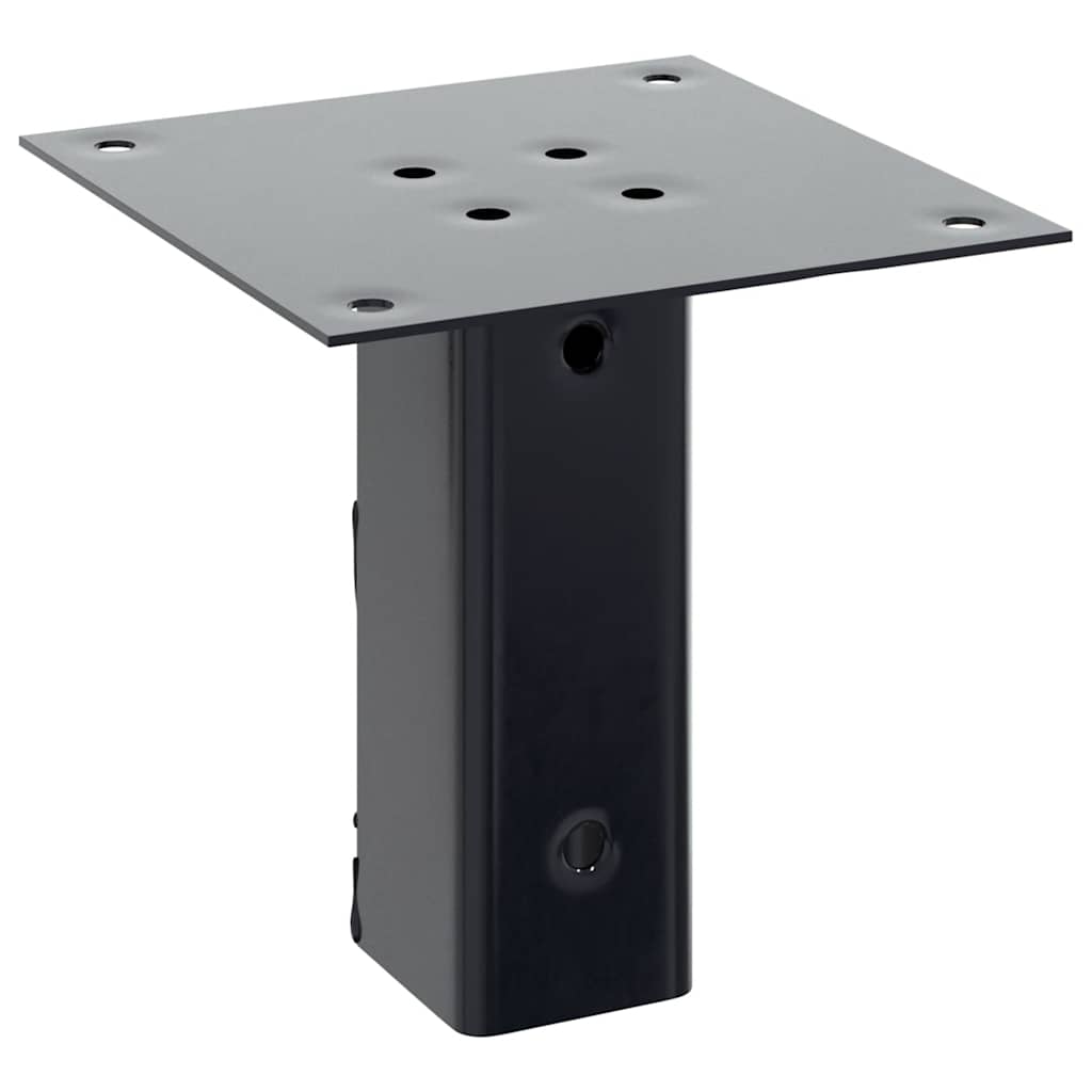 Podstavce Pod Sloupky Čtvercové 4 Ks Antracit