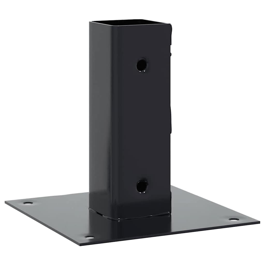 Podstavce Pod Sloupky Čtvercové 4 Ks Antracit 51X51 Mm
