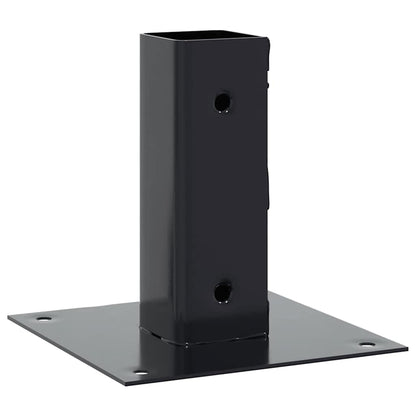 Podstavce Pod Sloupky Čtvercové 4 Ks Antracit 51X51 Mm