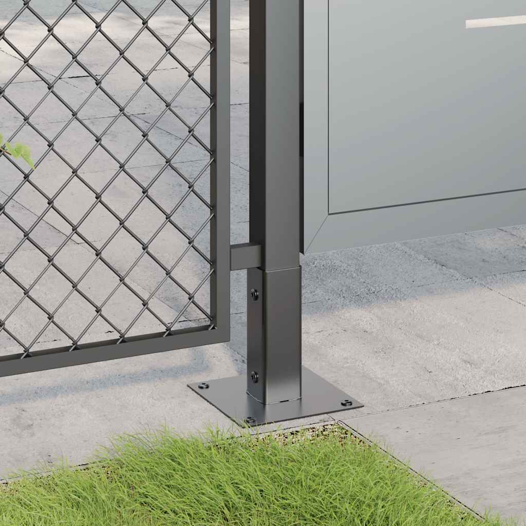 Podstavce Pod Sloupky Čtvercové 4 Ks Antracit 51X51 Mm