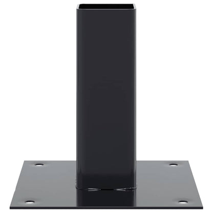 Podstavce Pod Sloupky Čtvercové 4 Ks Antracit 51X51 Mm