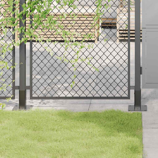 Podstavce Pod Sloupky Čtvercové 4 Ks Antracit 51X51 Mm