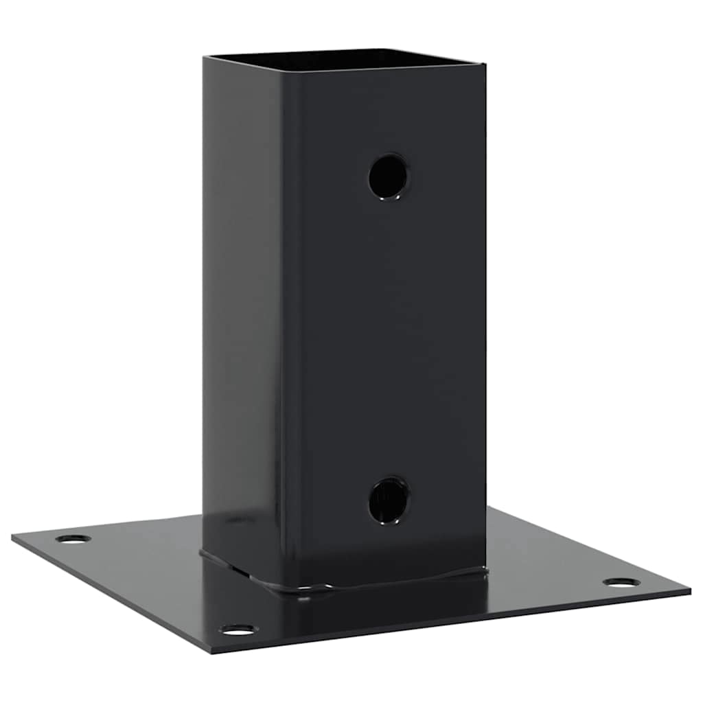 Podstavce Pod Sloupky Čtvercové 4 Ks Antracit 61X61 Mm