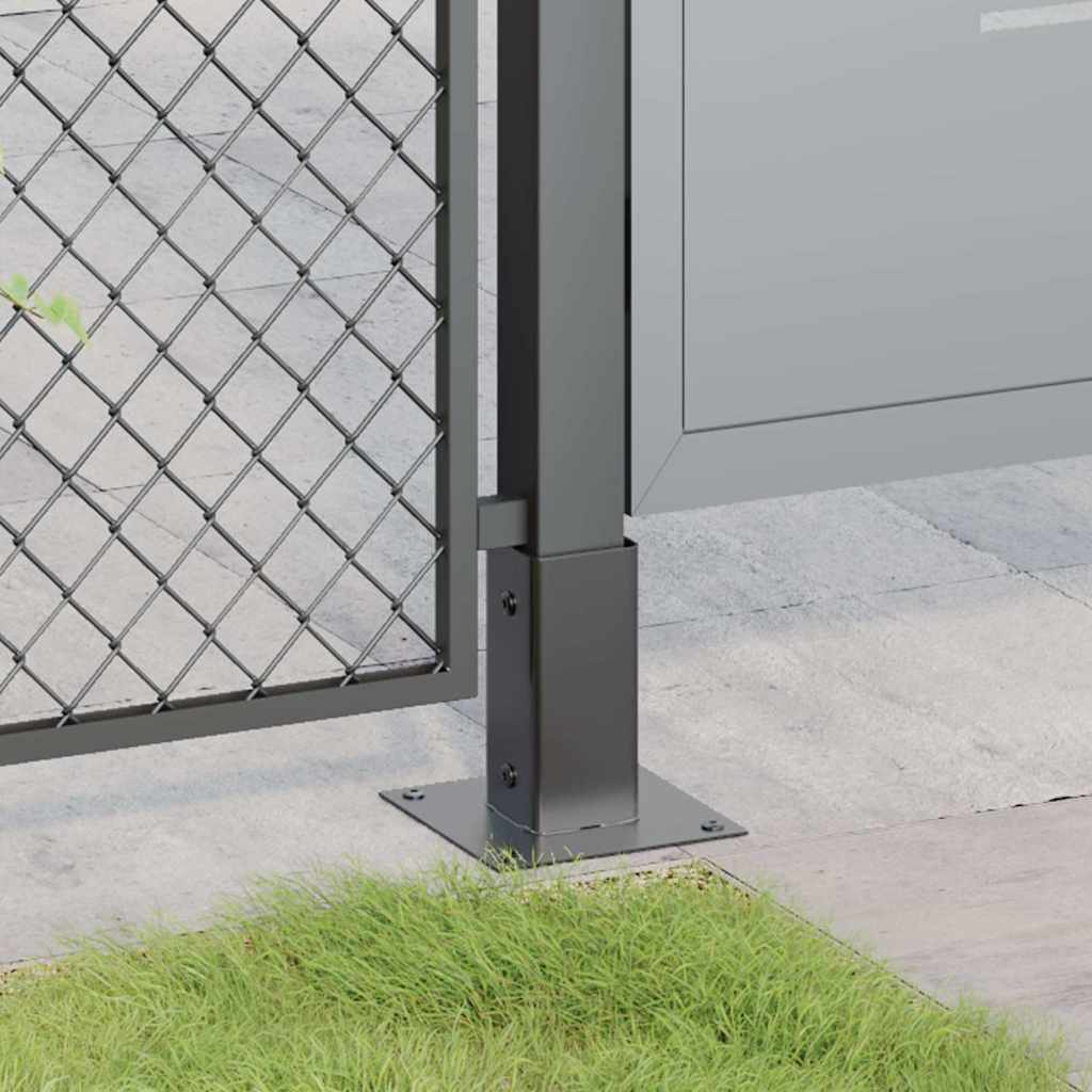 Podstavce Pod Sloupky Čtvercové 4 Ks Antracit 61X61 Mm