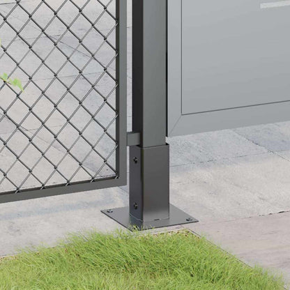 Podstavce Pod Sloupky Čtvercové 4 Ks Antracit 61X61 Mm
