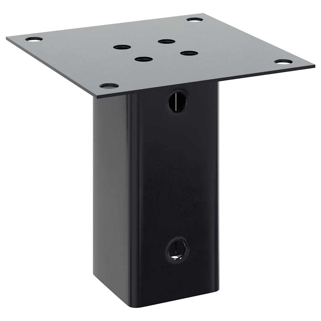 Podstavce Pod Sloupky Čtvercové 4 Ks Antracit 61X61 Mm