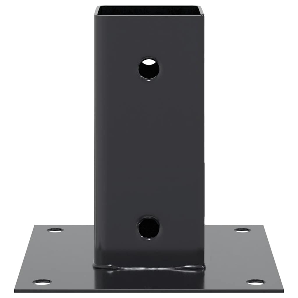 Podstavce Pod Sloupky Čtvercové 4 Ks Antracit 61X61 Mm