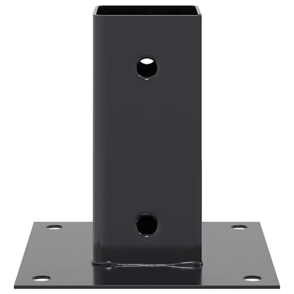 Podstavce Pod Sloupky Čtvercové 4 Ks Antracit 61X61 Mm