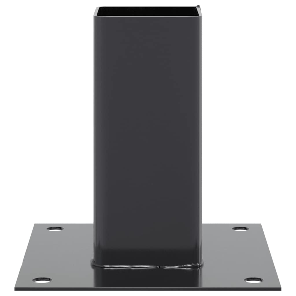 Podstavce Pod Sloupky Čtvercové 4 Ks Antracit 61X61 Mm
