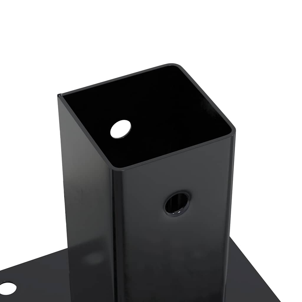 Podstavce Pod Sloupky Čtvercové 4 Ks Antracit 61X61 Mm