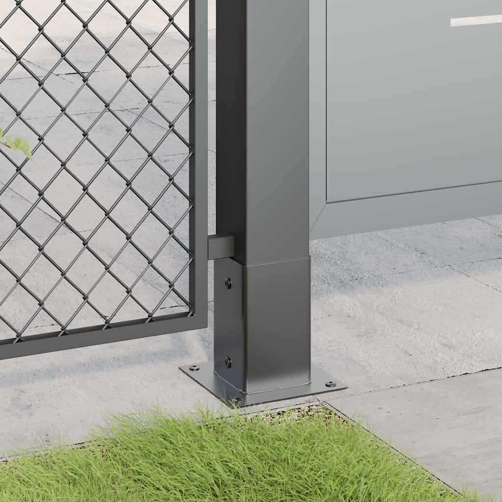 Podstavce Pod Sloupky Čtvercové 4 Ks Antracit 91X91 Mm