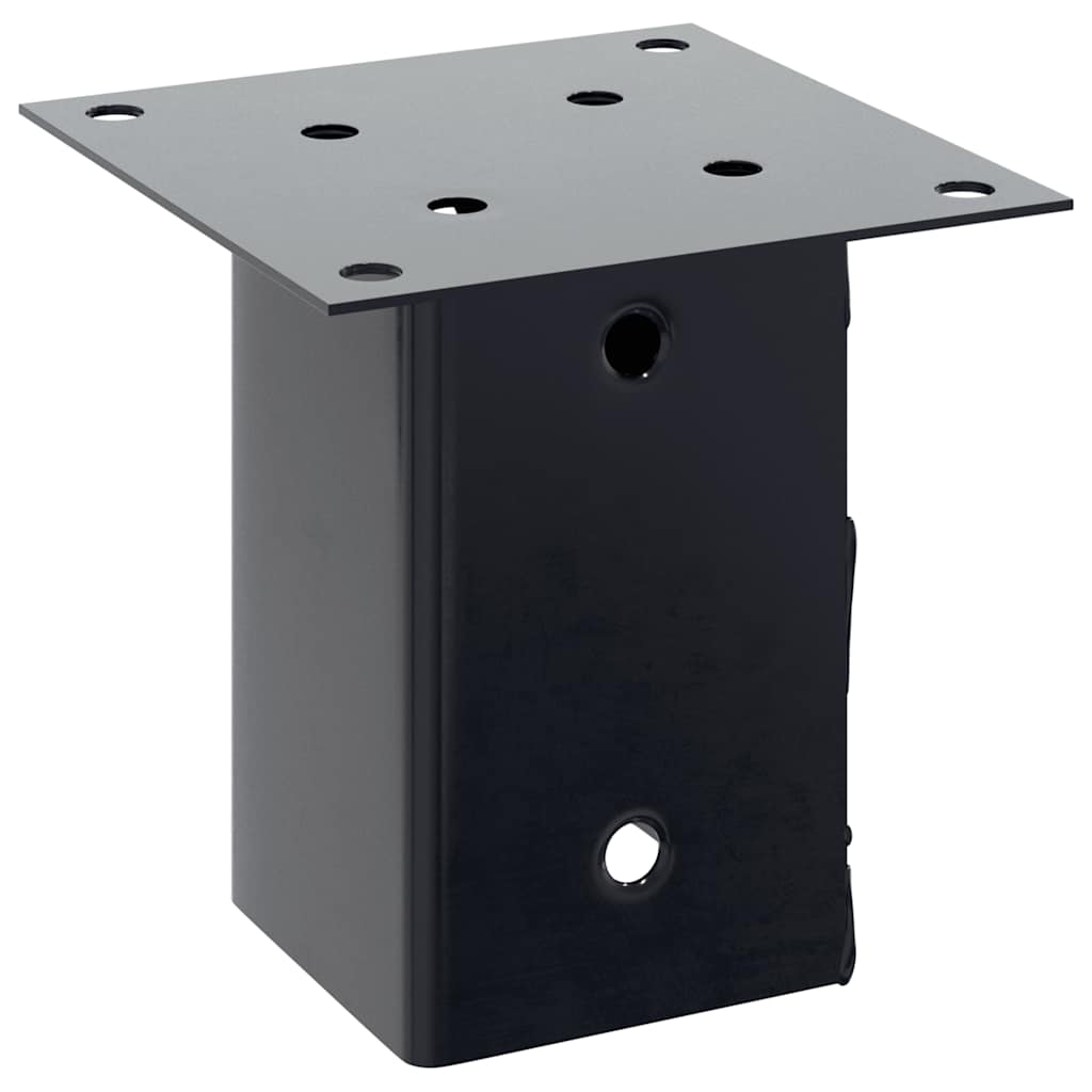Podstavce Pod Sloupky Čtvercové 4 Ks Antracit 91X91 Mm