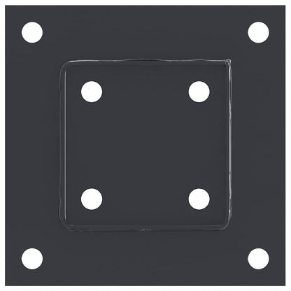 Podstavce Pod Sloupky Čtvercové 4 Ks Antracit 91X91 Mm