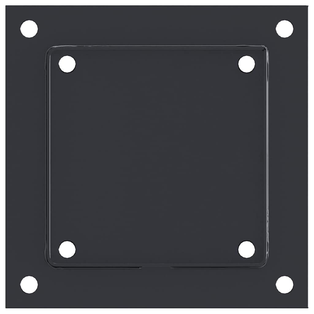 Podstavce Pod Sloupky Čtvercové 12 Ks Antracit 141X141 Mm