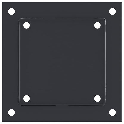 Podstavce Pod Sloupky Čtvercové 12 Ks Antracit 141X141 Mm