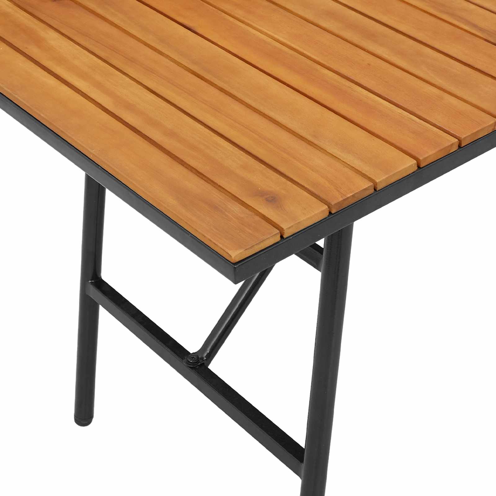 Jídelní Stůl Hnědá 110 X 55 X 61,5 Cm Masivní Akátové Dřevo