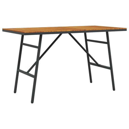 Jídelní Stůl Hnědá 110 X 55 X 61,5 Cm Masivní Akátové Dřevo