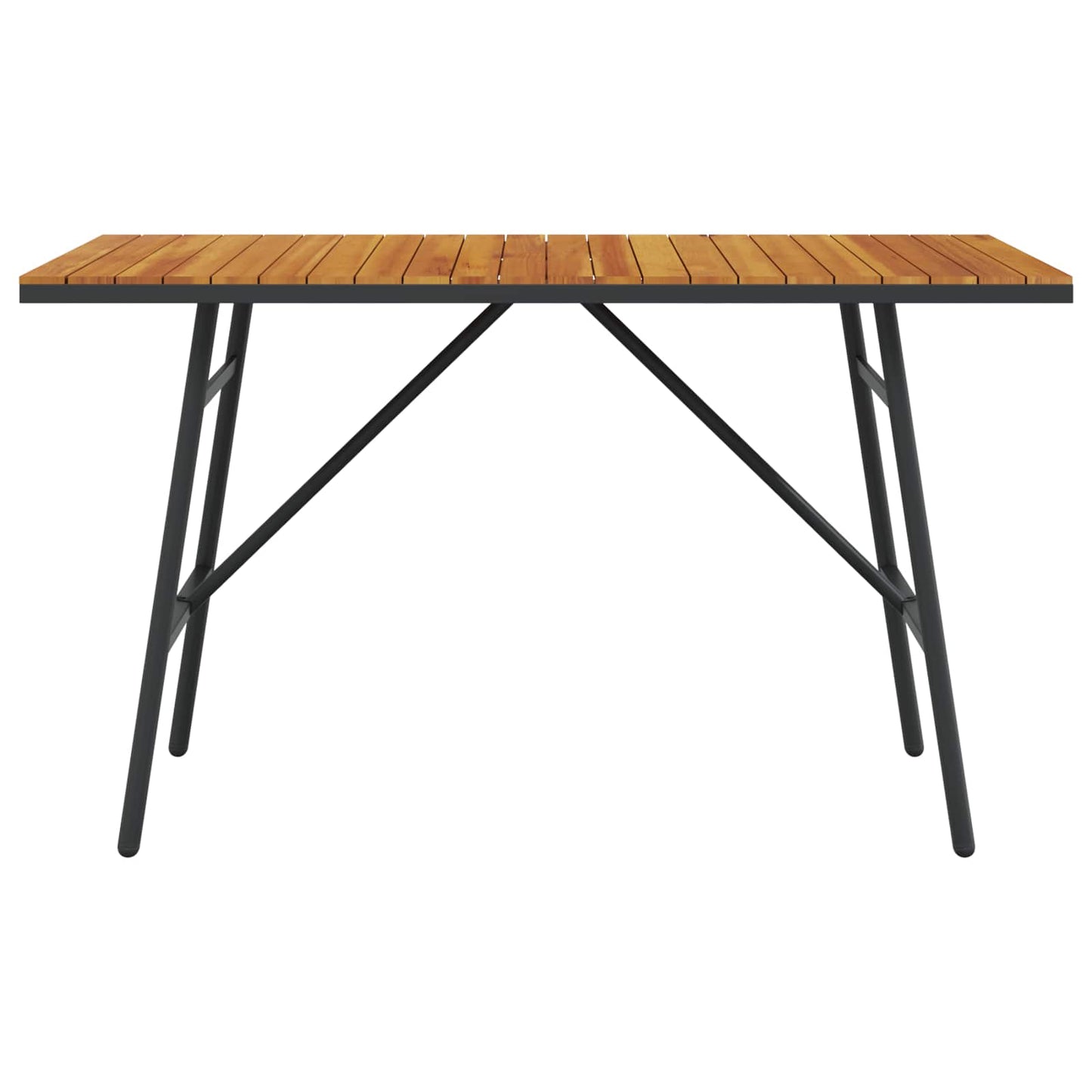 Jídelní Stůl Hnědá 110 X 55 X 61,5 Cm Masivní Akátové Dřevo