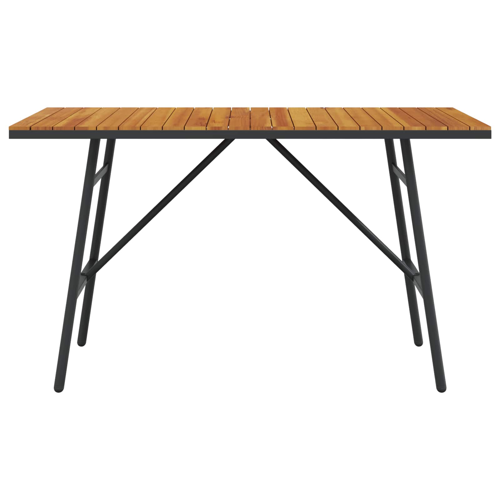 Jídelní Stůl Hnědá 110 X 55 X 61,5 Cm Masivní Akátové Dřevo