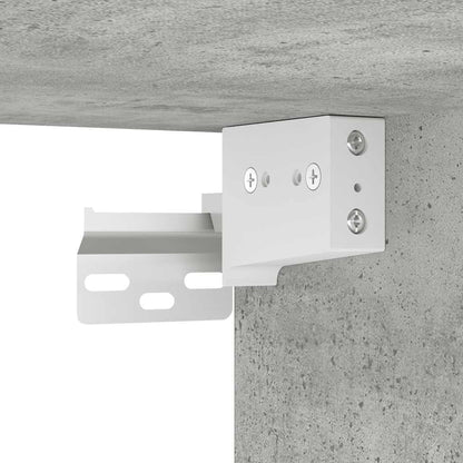 Garážové Skříně 2 Ks Beton Grey Kompozitní Dřevo Betonová Šedá