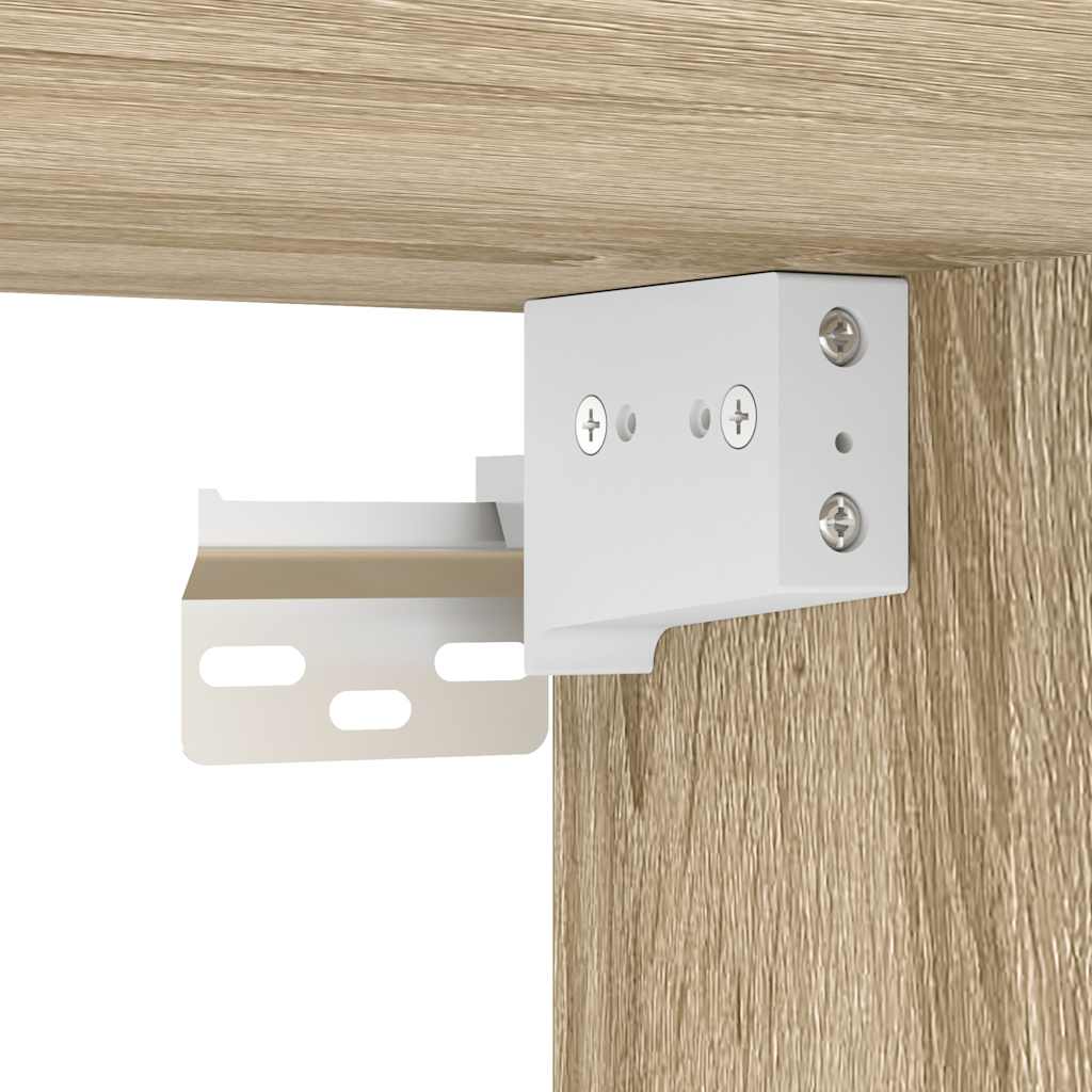 Garážové Skříně 2 Ks Kompozitní Dřevo Dub Sonoma