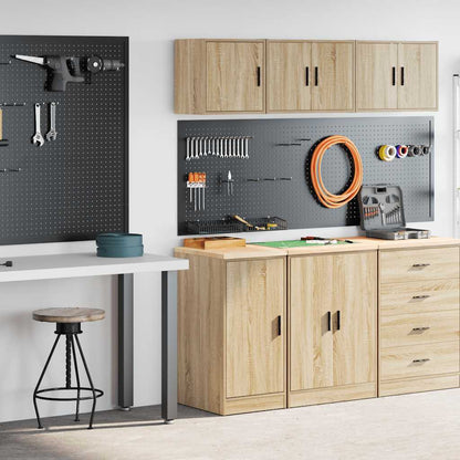 Garážové Skříně 2 Ks Kompozitní Dřevo Dub Sonoma