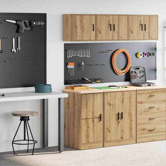 Garážové Skříně 2 Ks Dub Artisan Kompozitní Dřevo
