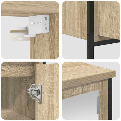 2Dílný Set Koupelnového Nábytku Dub Sonoma Kompozitní Dřevo