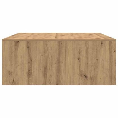 Konferenční Stolek Se Zásuvkami Řemeslnický Dub 100X100X40 Cm