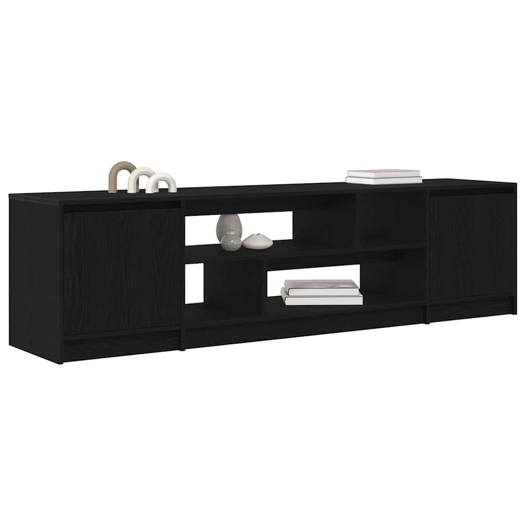 Tv Skříňka Černý Dub 188,5X41X50 Cm Kompozitní Dřevo