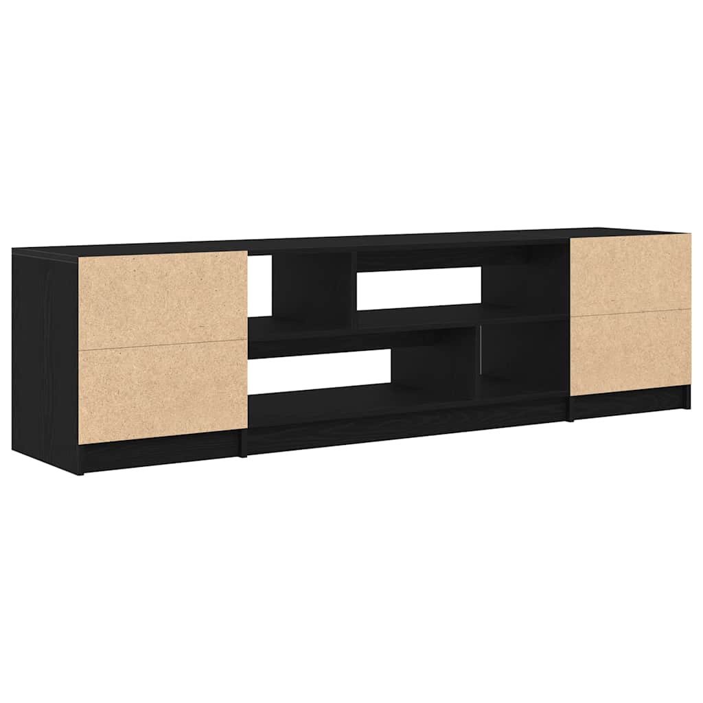 Tv Skříňka Černý Dub 188,5X41X50 Cm Kompozitní Dřevo