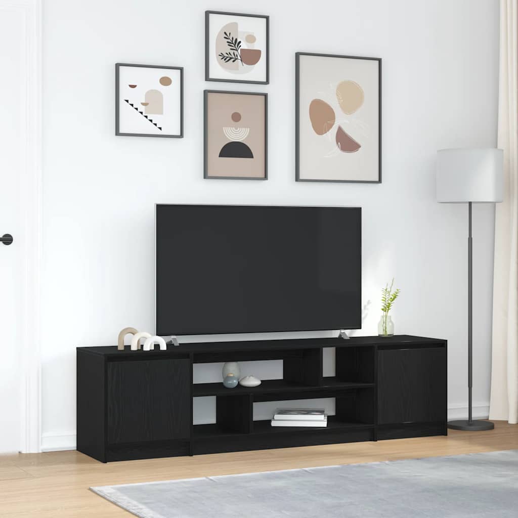 Tv Skříňka Černý Dub 188,5X41X50 Cm Kompozitní Dřevo