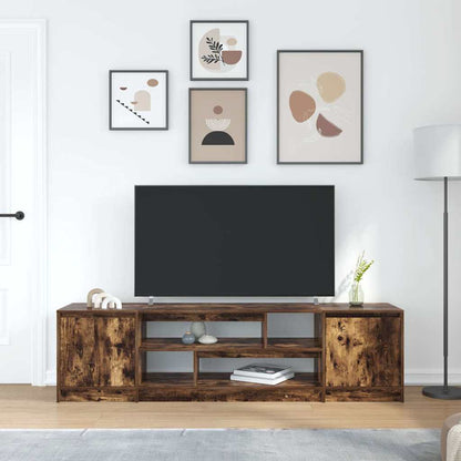 Tv Skříňka Kouřový Dub 188,5X41X50 Cm Kompozitní Dřevo