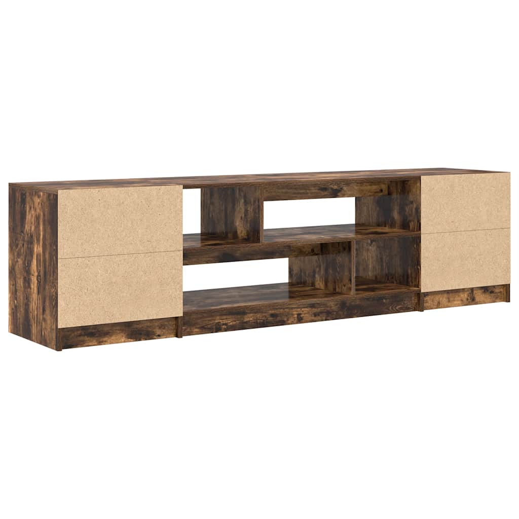 Tv Skříňka Kouřový Dub 188,5X41X50 Cm Kompozitní Dřevo