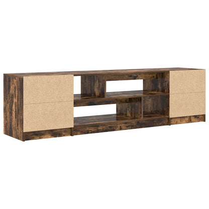Tv Skříňka Kouřový Dub 188,5X41X50 Cm Kompozitní Dřevo