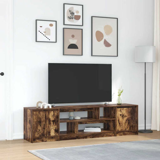 Tv Skříňka Kouřový Dub 188,5X41X50 Cm Kompozitní Dřevo
