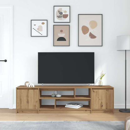 Tv Skříňka Dub Artisan 188,5X41X50 Cm Kompozitní Dřevo