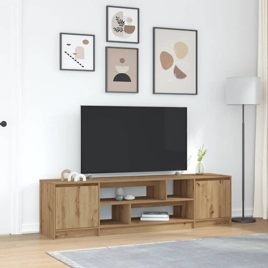 Tv Skříňka Dub Artisan 188,5X41X50 Cm Kompozitní Dřevo