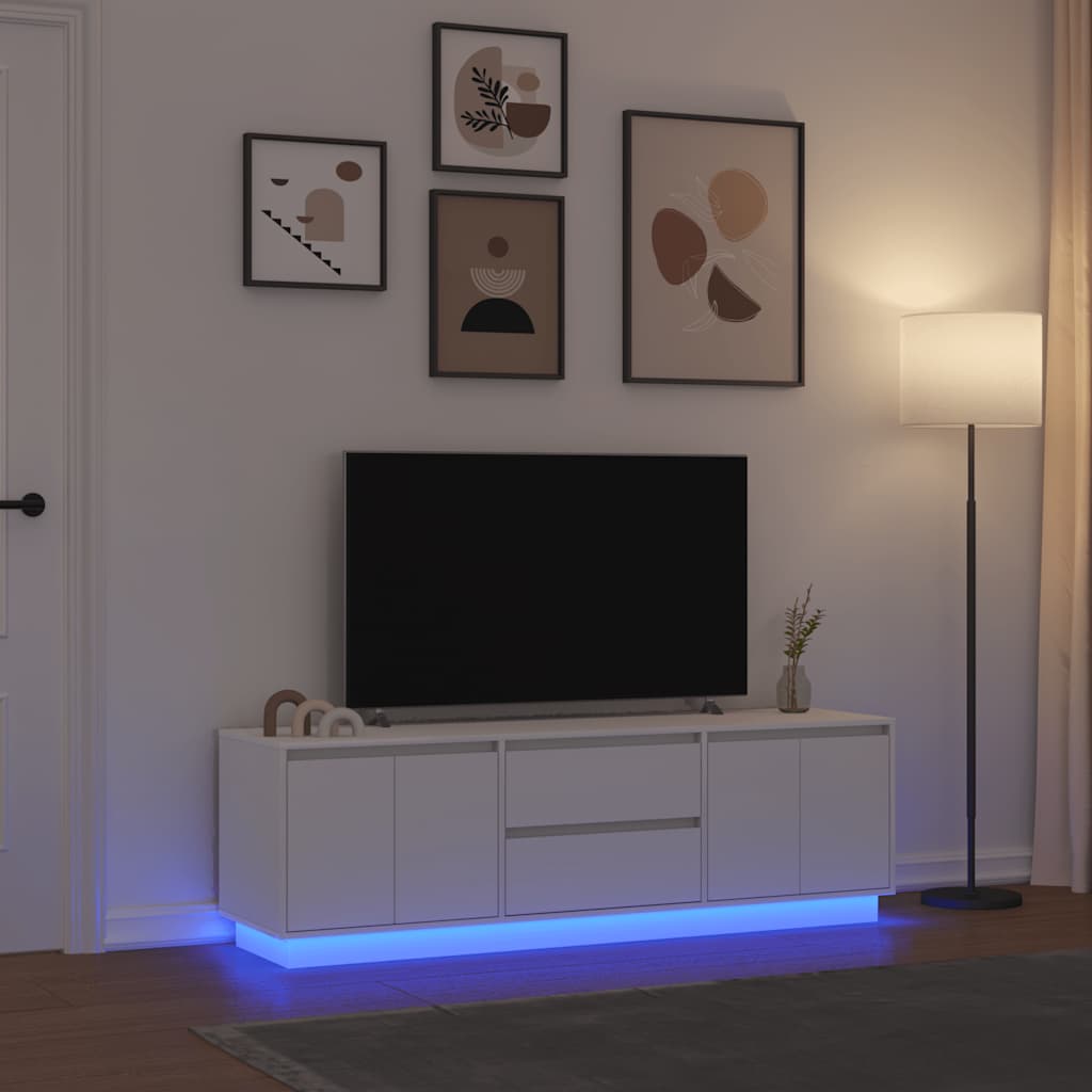 Televizní Skříňka S Led Světly 100X41X50 Cm