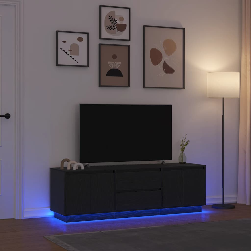 Televizní Skříňka S Led Světly 100X41X50 Cm