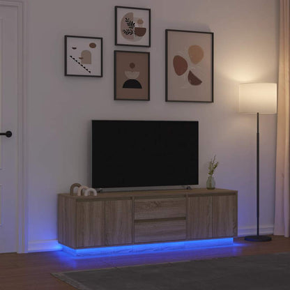 Televizní Skříňka S Led Světly 100X41X50 Cm