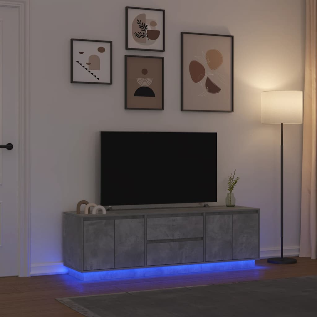 Televizní Skříňka S Led Světly 100X41X50 Cm