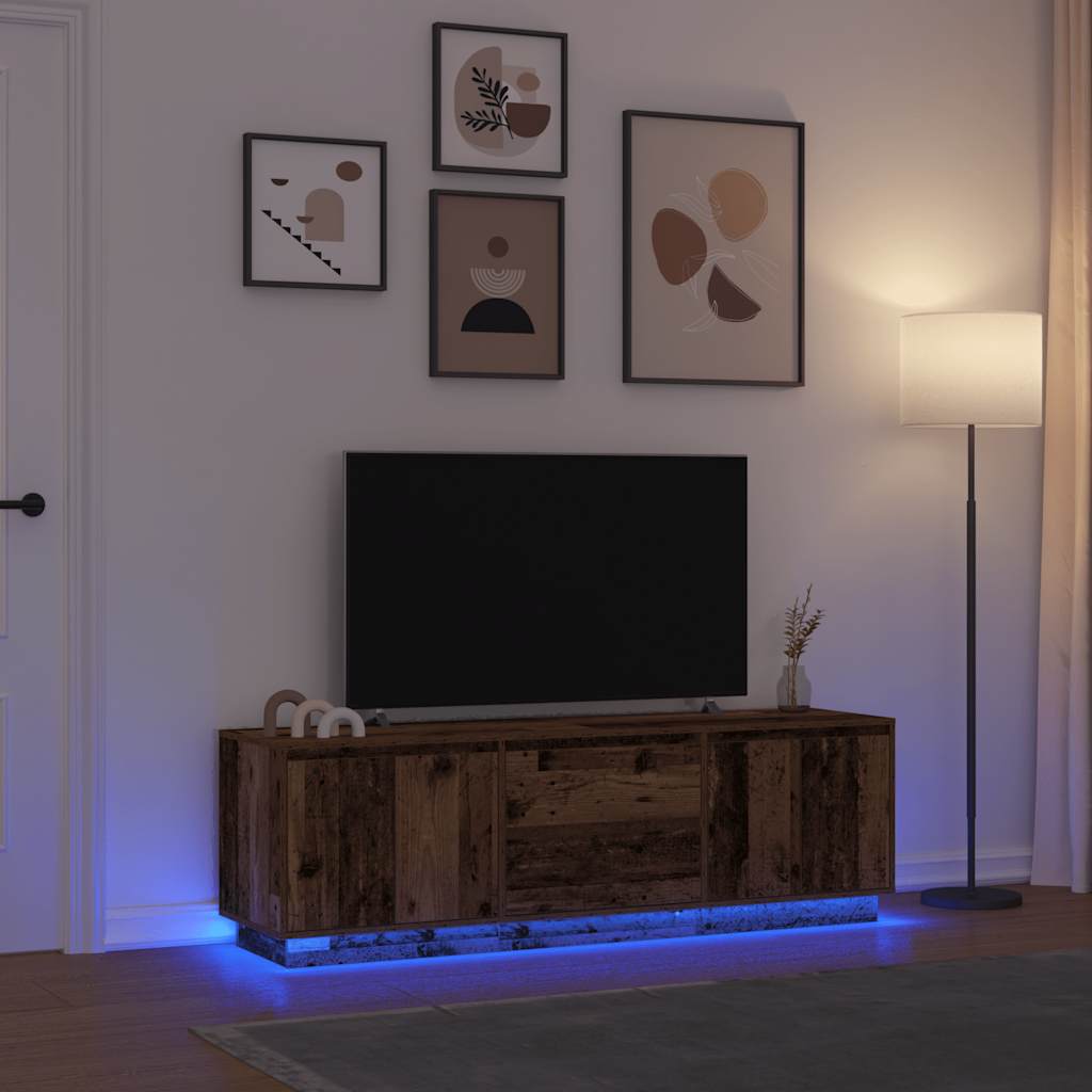 Televizní Skříňka S Led Světly 100X41X50 Cm