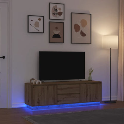 Televizní Skříňka S Led Světly 100X41X50 Cm