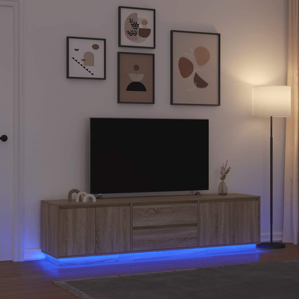 Televizní Skříňka S Led Světly 100X41X50 Cm