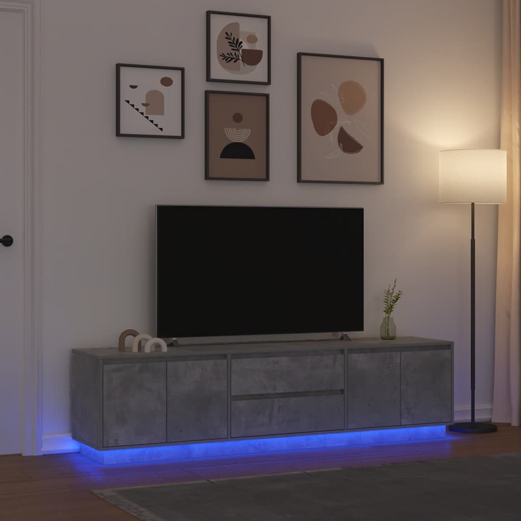 Televizní Skříňka S Led Světly 100X41X50 Cm