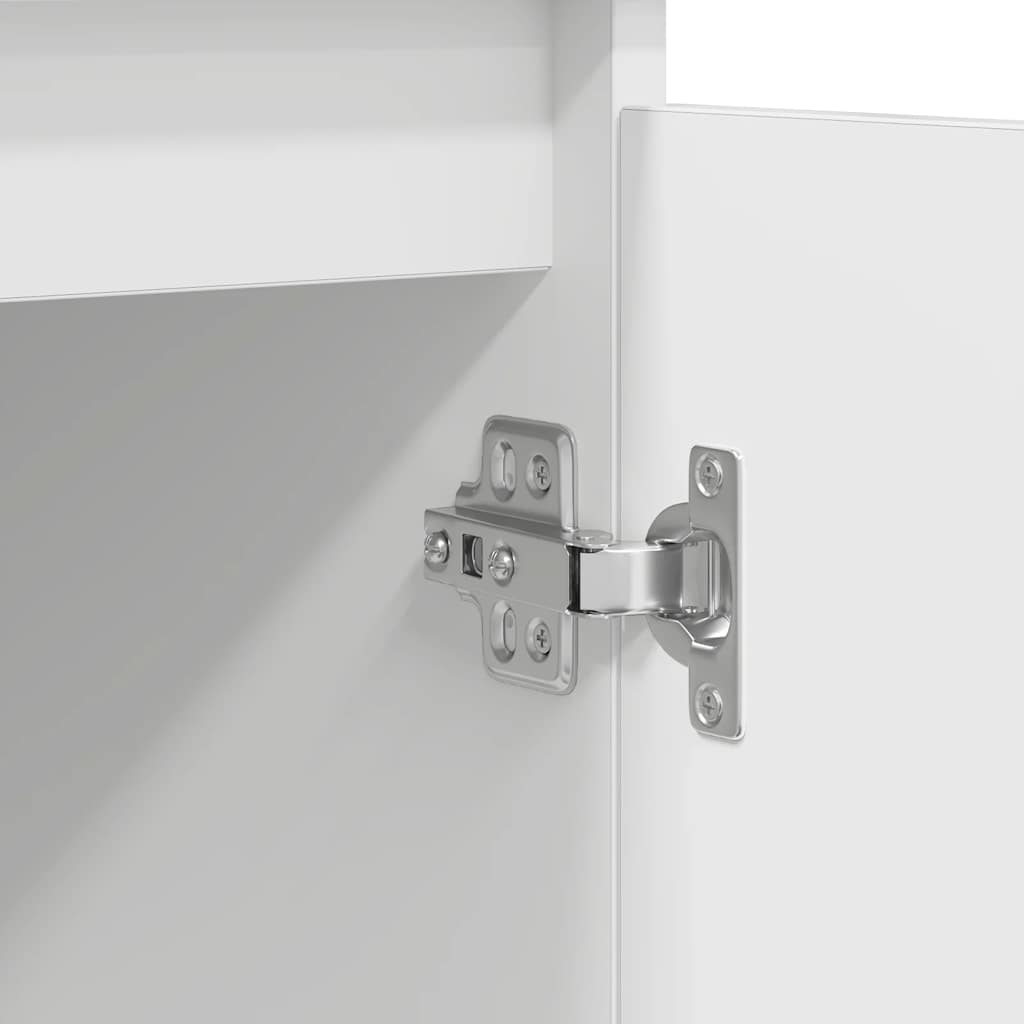 Příborník Se Zásuvkami Bílý 100,5X35X76 Cm Kompozitní Dřevo