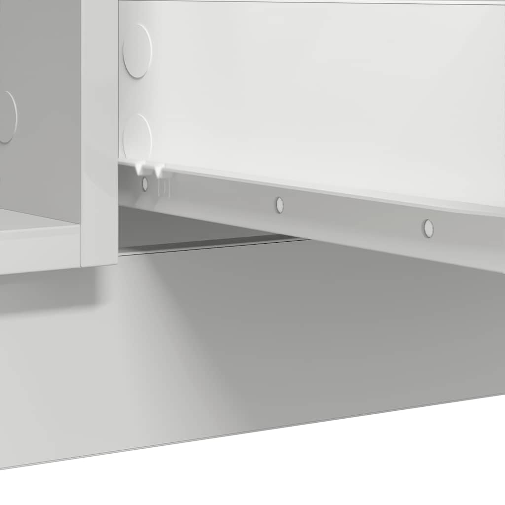 Příborník Se Zásuvkami Bílý 100,5X35X76 Cm Kompozitní Dřevo